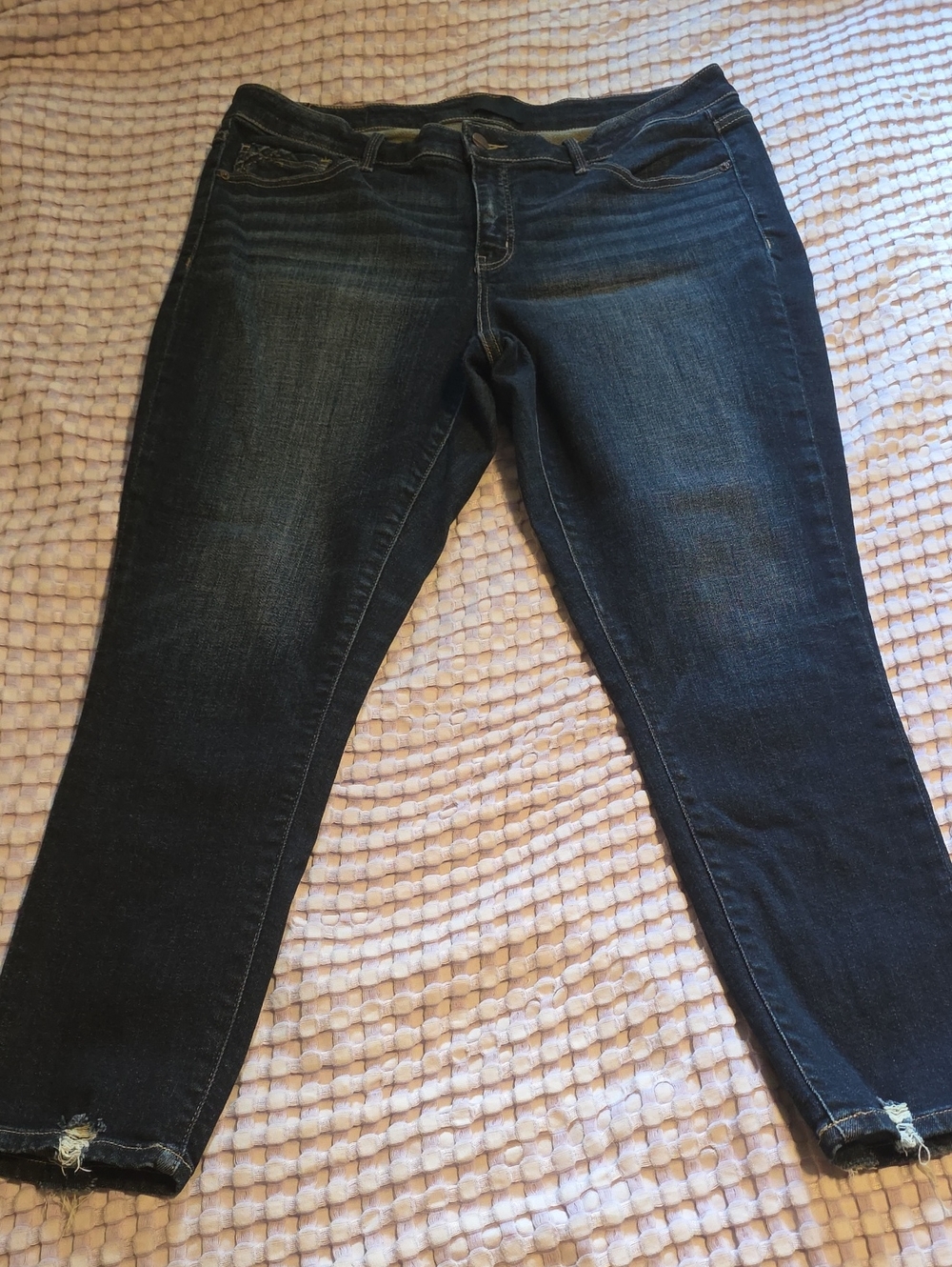 Buckle Women's Dark Indigo Ankle Jeans